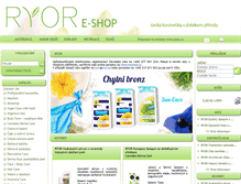 Tablet Screenshot of eshop.ryor.cz